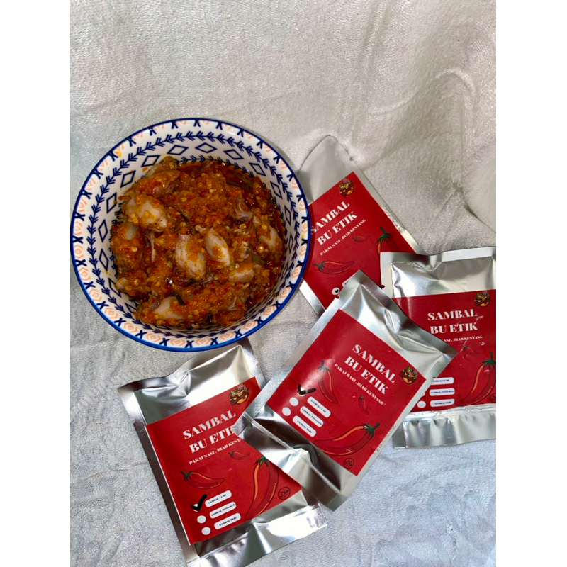 

Sambal Cumi Bu Etik - Pedas Gurih, Praktis dan Lezat - 30gram