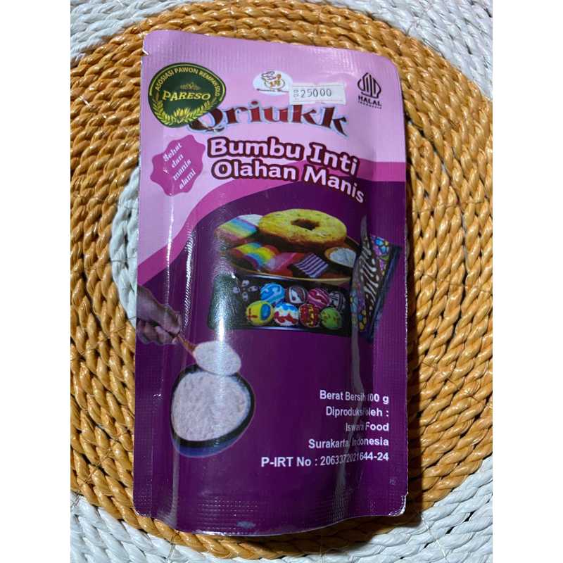 

Bumbu Inti Olahan Manis