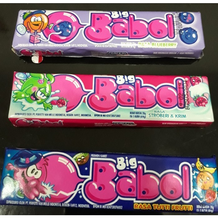 

PERMEN KARET BIG BABOL 20 GRAM