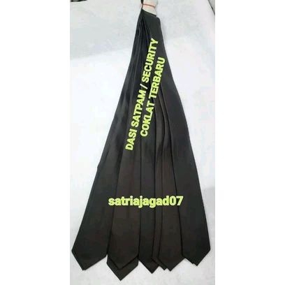 DASI SATPAM COKLAT DASI SECURITY COKLAT DASI TERMURAH DASI COKLAT