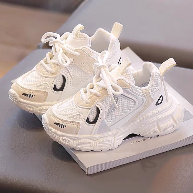 Baru Irit  GROSIRCOD SEVENDAY SEPATU SNEAKERS OLAHRAGA ANAK USIA 312 TAHUN WM2333 KREM