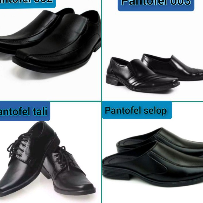 New Stock Sepatu pantofel pria sepatu kerja pria warna hitam sepatu pantovel selop pria pantopel for