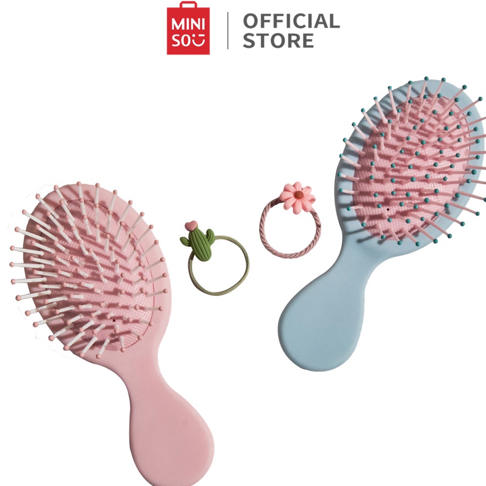 Inovatif MINISO Sisir Rambut Sikat Wanita Airbag Pijat Hair Brush karet karet kecil bunga sakura Mas