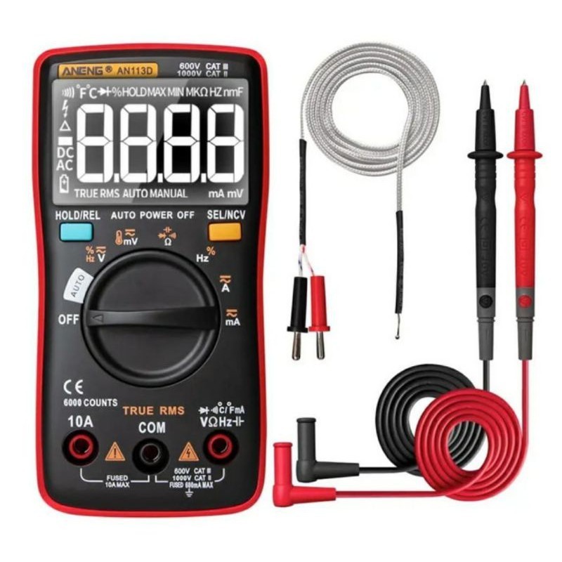 MULTITESTER ANENG AN113D FULL AUTO 6000 COUNT UP ZT102