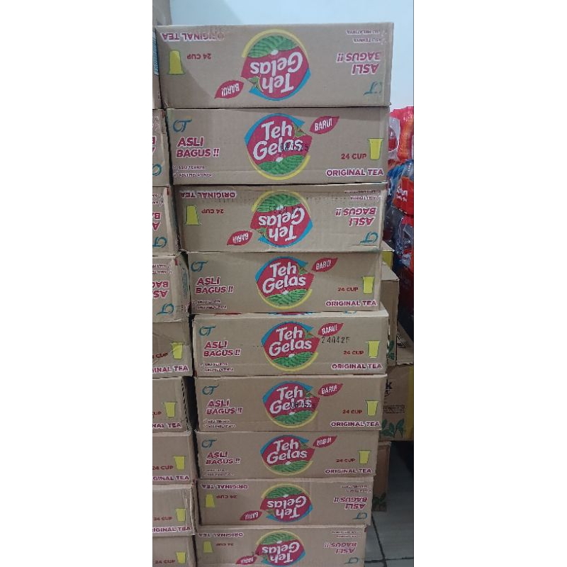 

Teh gelas 1 dus isi 24 cup