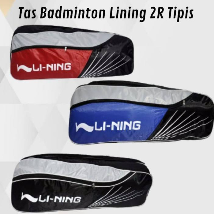 TAS RAKET LINING 2R/1R TIPIS,BUSA/COVER RAKET