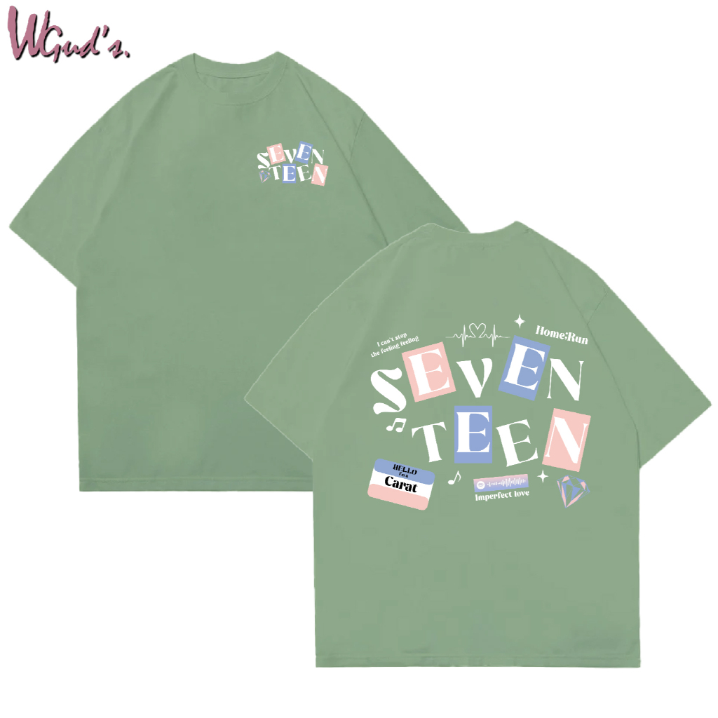 WGUD'S Cotton Combed 30S T-shirt IMPERFECT LOVE SVT [sablon DTF] Unisex Pria & Wanita *PREMIUM QUALITY*-OLIVE