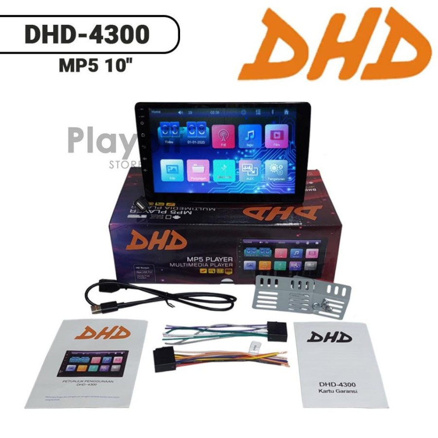 Double Din Head Unit DHD-4300-10 inch Bluetooth Radio MP5 MirrorLink