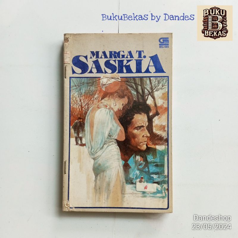 Saskia by Marga T  - NOVEL bekas preloved