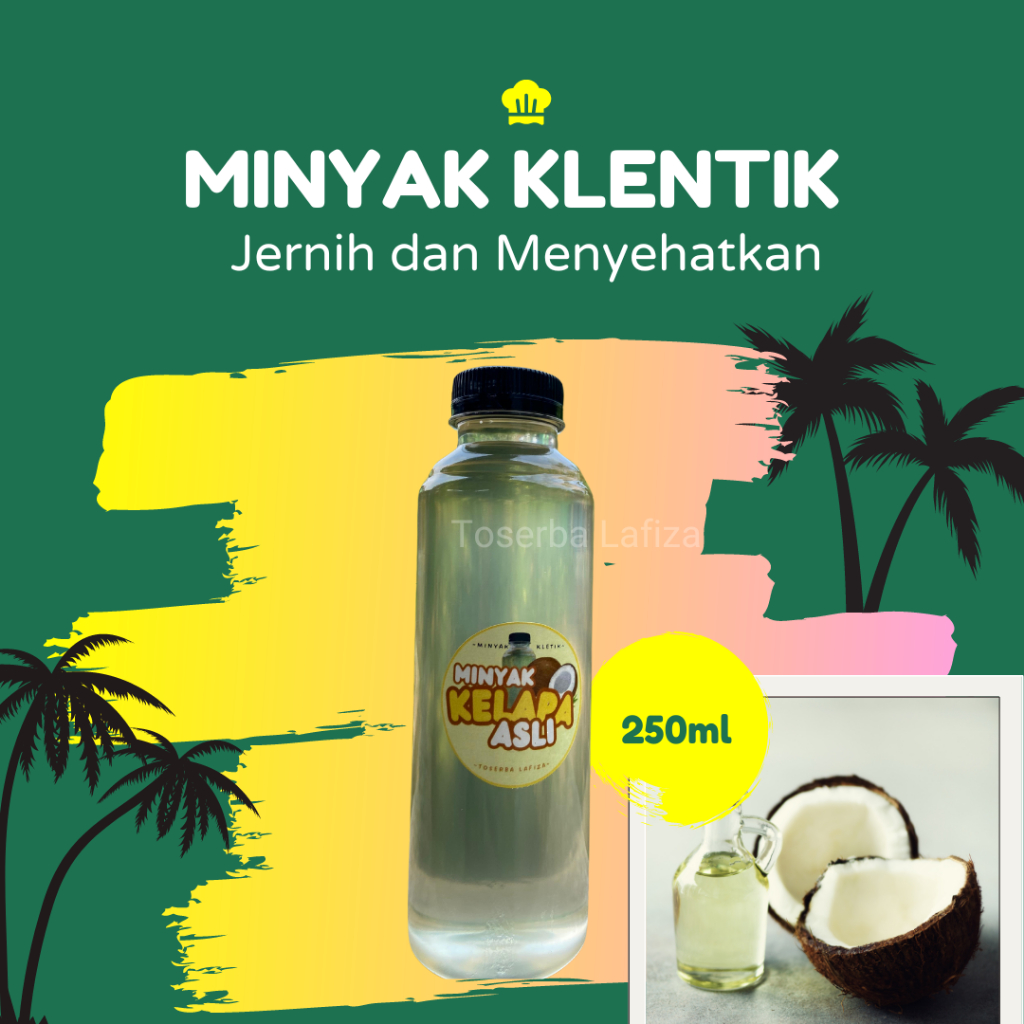 

Minyak kelapa asli - Minyak tradisional Klentik lentik 250ml Home made