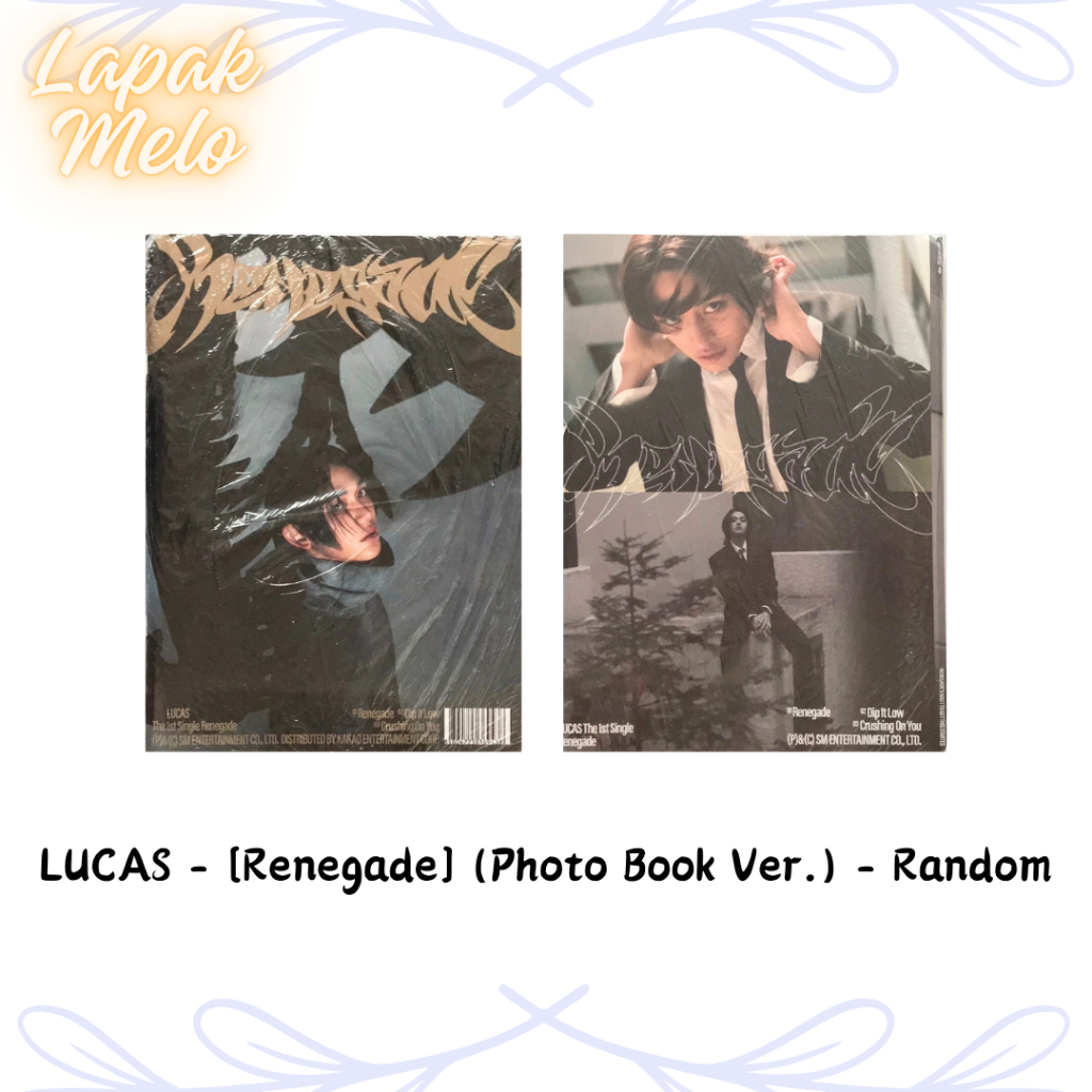 READY STOCK - LUCAS - [Renegade] (Photo Book Ver.) - Random