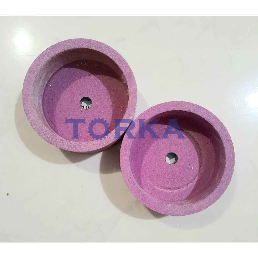 Batu Asah Samping Batu Gerinda Mangkok GOODHAND Tipis Kasar Halus