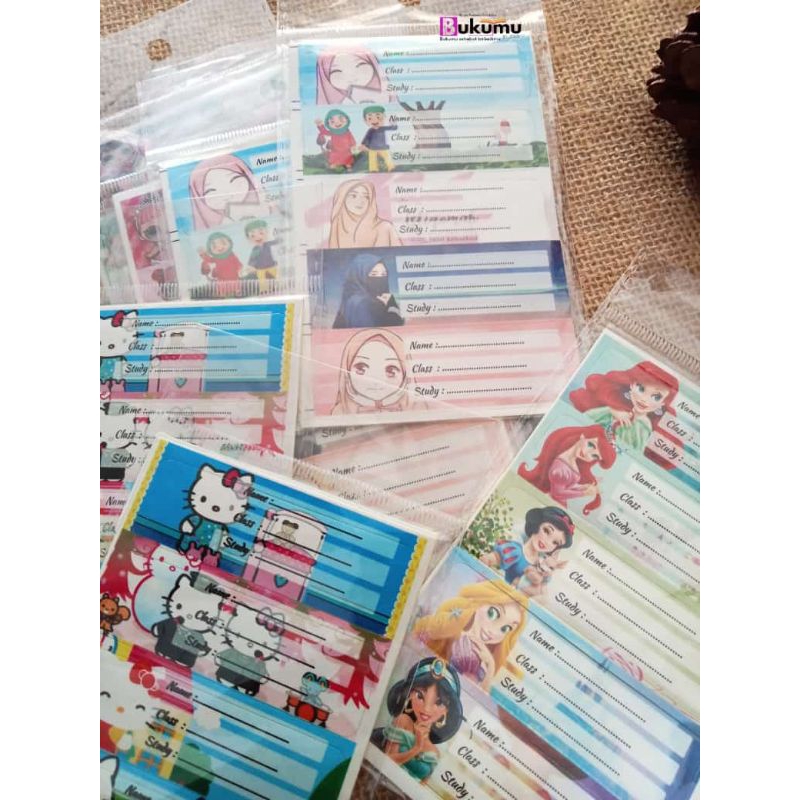 

Stiker label buku mapel/BOY/GIRL