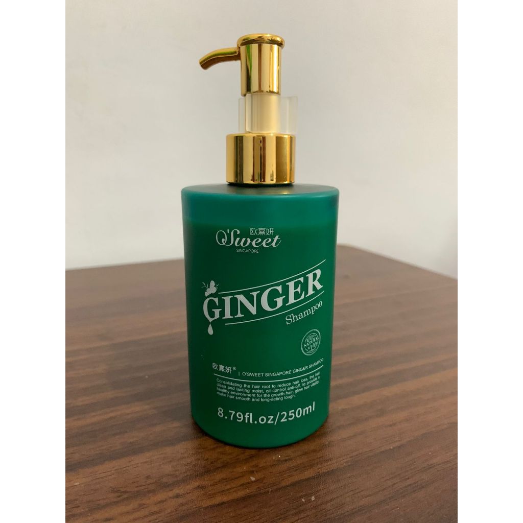 O'Sweet Singapore Ginger Shampoo 250ml - Sampo Anti Rontok (Preloved)