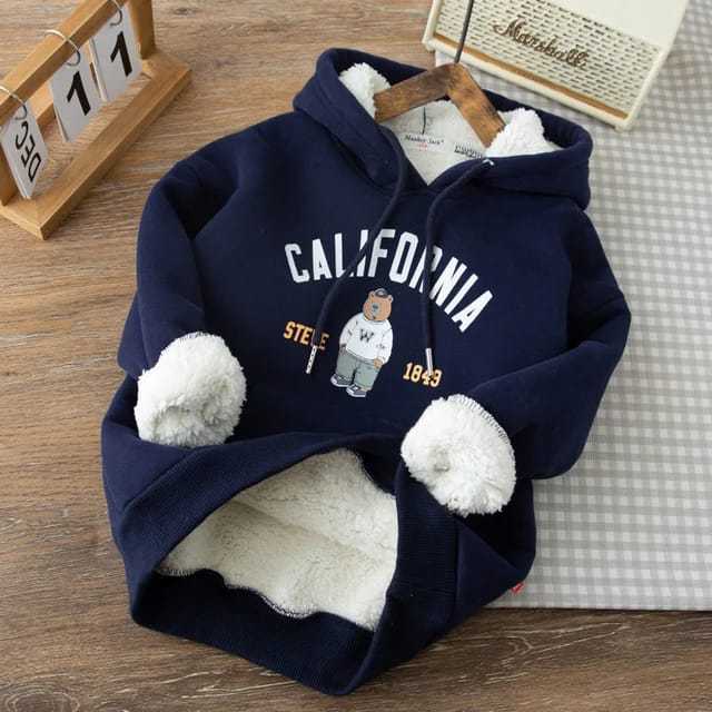 Jaket Anak Cewek Cowok Hoodie Anak CALIFORNIA Hoodie Desain Baru Jaket murah Sweater Bertopi Baju Ha