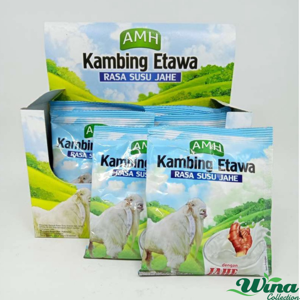 

Susu Kambing Etawa AMH Harga / Box Isi 10 Sachet / AMH Kambing Etawa / Susu Etawa Jahe Original AMH