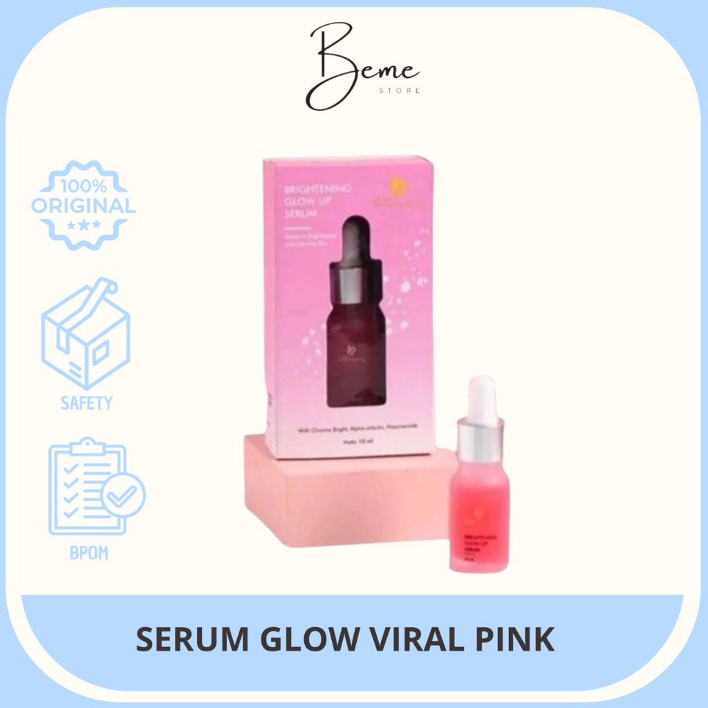 Serum glow Viral pink  houseeofbeauty | serum glowing |serum glow houseeofbeauty