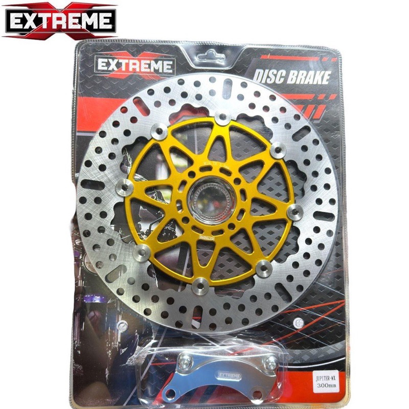 DISC BRAKE DISK PIRINGAN CAKRAM FLOATING FULL CNC MODEL KTC MOTOR JUPITER MX UKURAN 300MM LEBAR