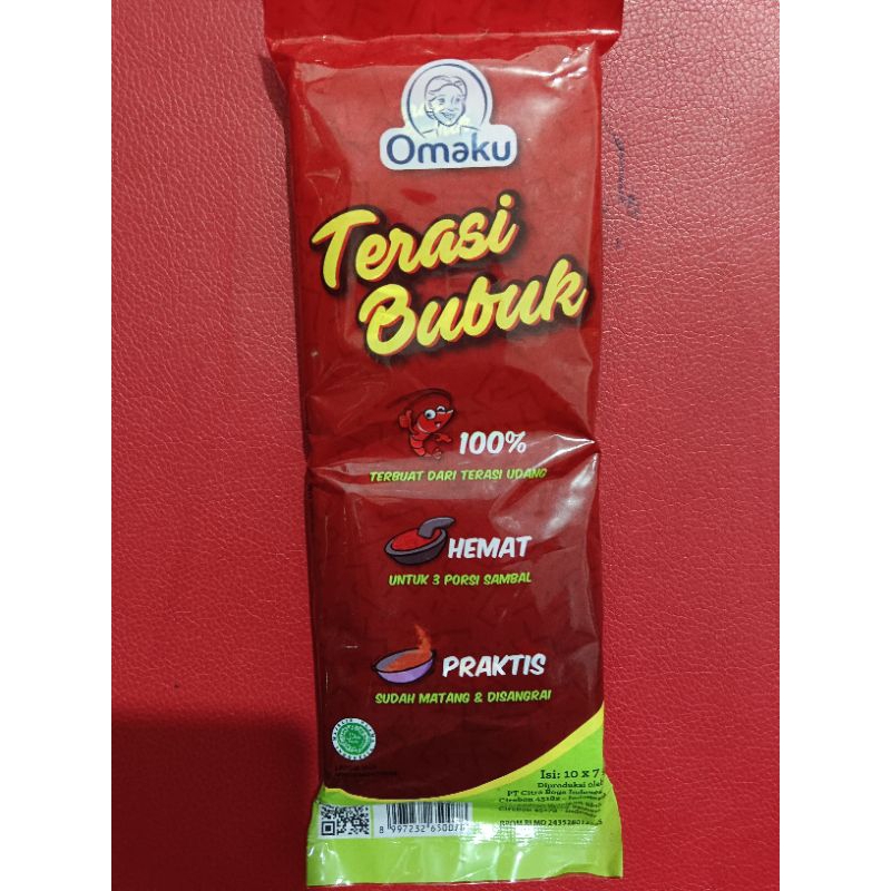 

Terasi bubuk Omaku isi 10sachet