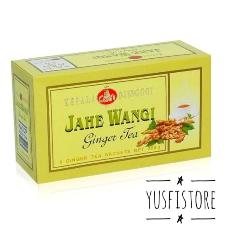 

Teh Jahe Wangi Kepala Djenggot 200 gram Ginger Tea 8 Sachet Menghangatkan Badan Teh Saat Musim Hujan