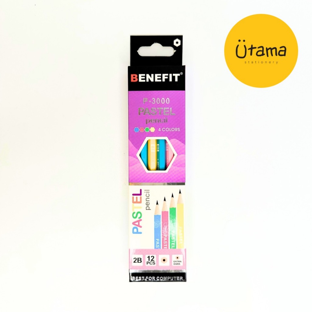 

Pensil 2B Benefit Pastel Premium Pencils P-3000 / Pensil Premium / Pensil Non-Toxic