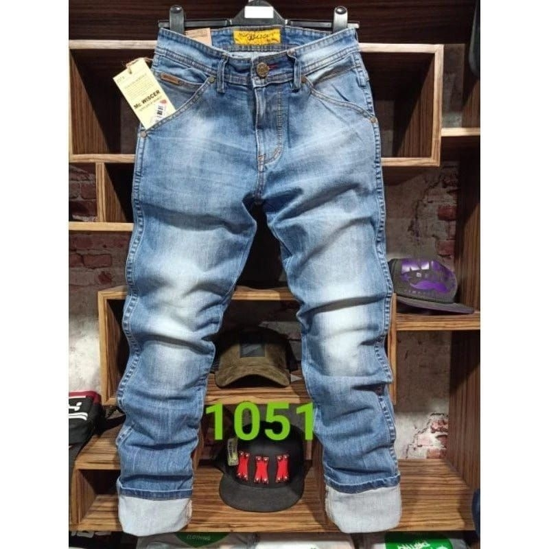 CELANA PANJANG MC WISCER POLOS MODEL TERBARU/CELANA PANJANG PRIA/JEANS PANJANG SOBEK/JEANS MC WISCER