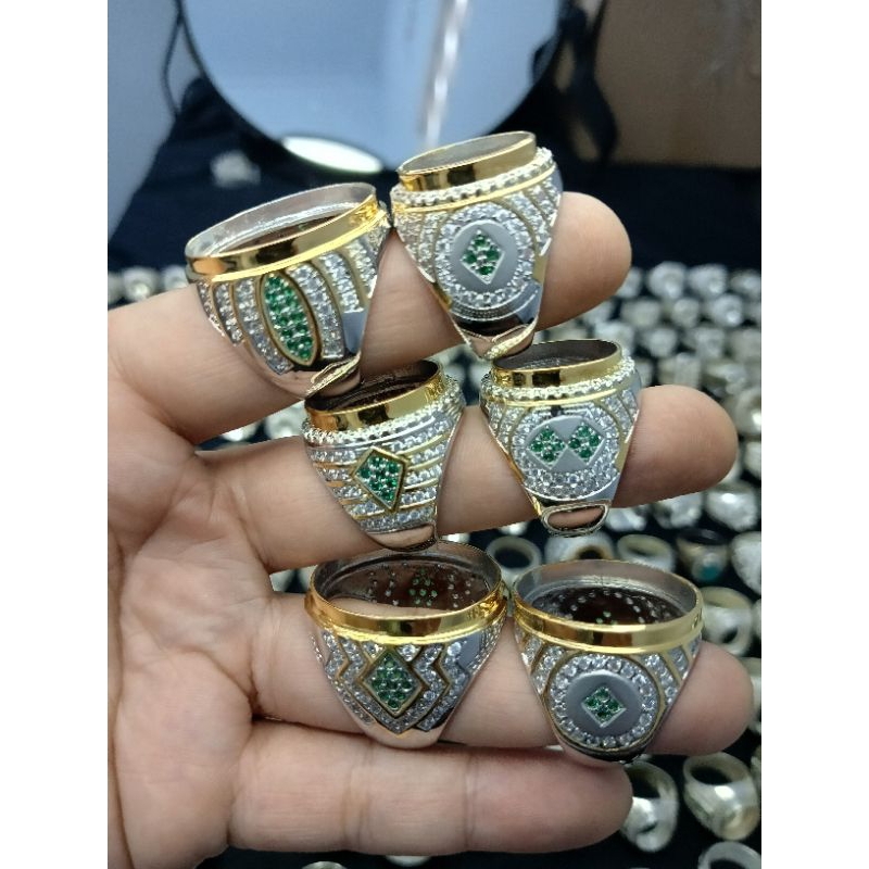 ring perak tanam include crom