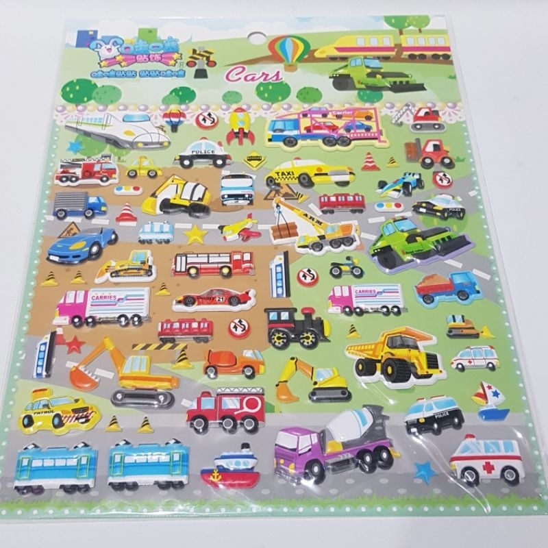 

Sticker Anak Timbul Alat Transportasi SWSQWJ / WEC 22