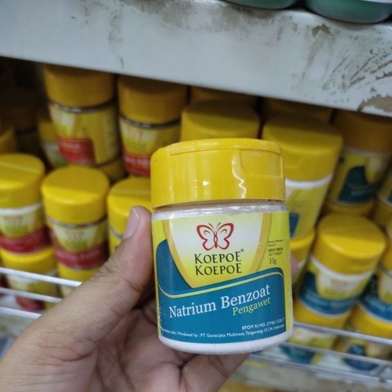 

NATRIUM BENZOAT/PENGAWET/KUPU NATRIUM BENZOAT/PENGAWET MAKANAN 33GR