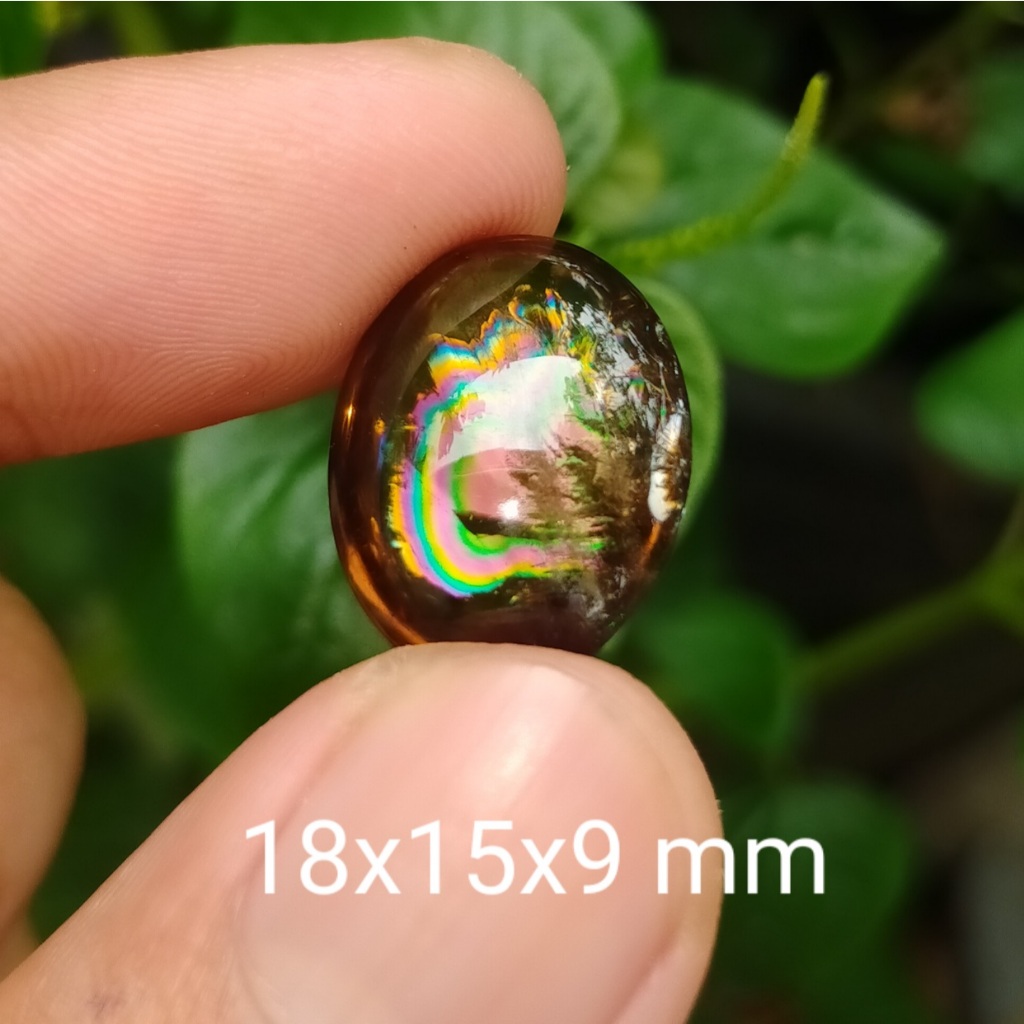 BATU KECUBUNG PELANGI TEH BENING SUPER NATURAL cek batu lainnya yaman api wulung opal bacan permata 