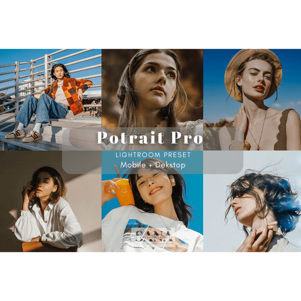 10 Potrait Pro Preset Lightroom Mobile (IOS/Android) & Dekstop