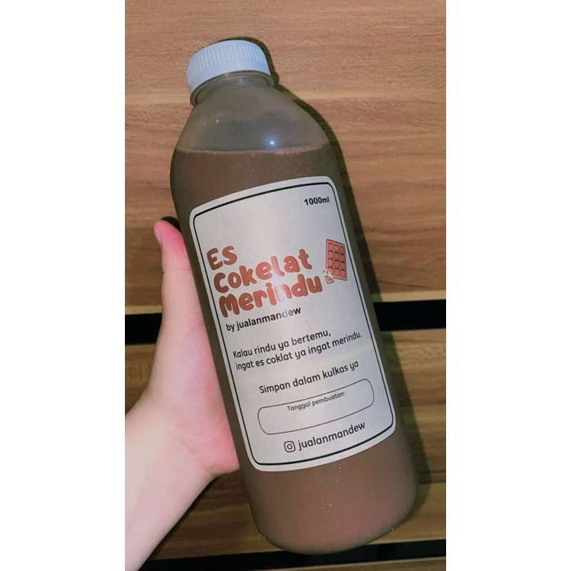 

Es coklat homemade bylove 1 liter