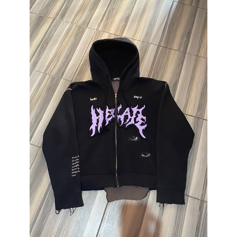 Hecates drop 10 zip hoodie