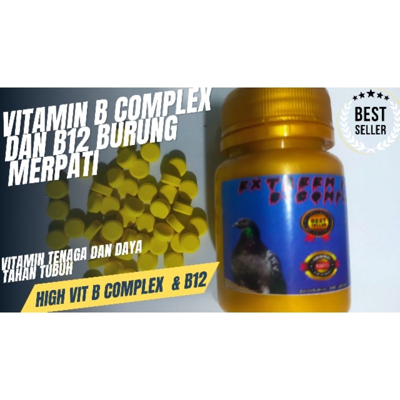 vitamin B complex merpati dan mineral
