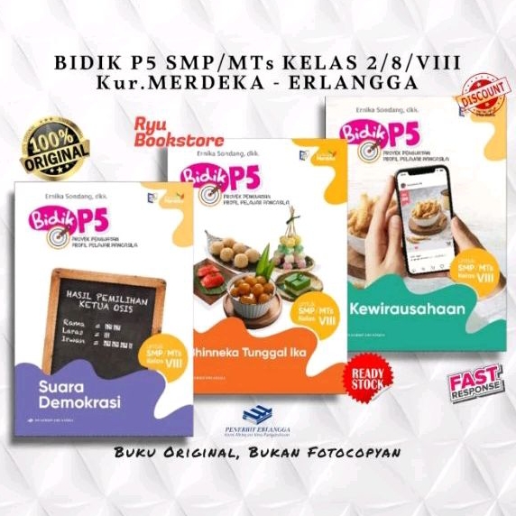 Bidik P5 SMP/MTs Kelas 2/8/VIII | Kur.Merdeka | Erlangga