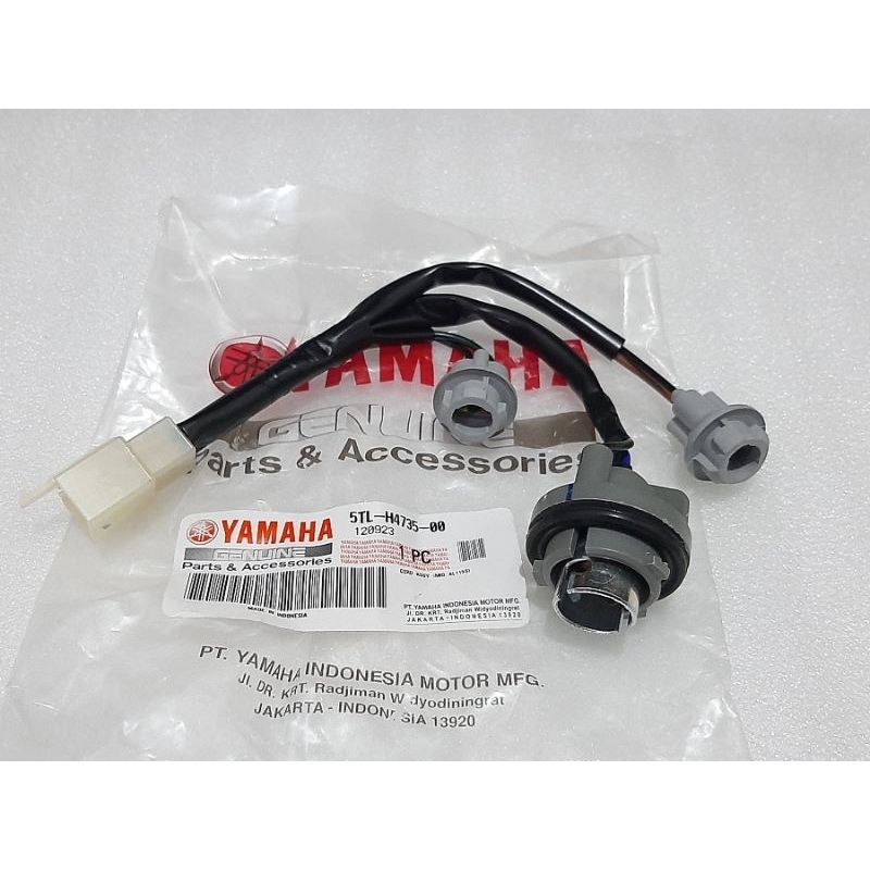 FITTING SOKET LAMPU BELAKANG MIO SOUL KARBU 5TL-H4735-00 SOCKET KABEL FITING SOTPLAMP MIO SOUL KARBU