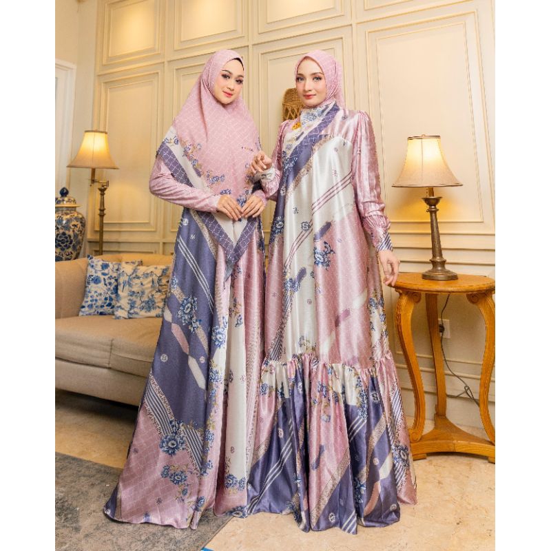 SARKIS/Nilgum set scarft by Sarkis/set syar'i/set mewah/set elegant