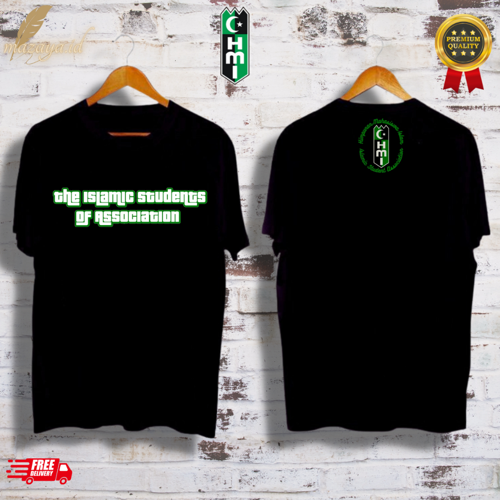 BAJU / KAOS / TSHIRT  HMI THE ISLAMIC STUDENTS ASSOCIATION  / YAKUSA/ BISA COD / HIMPUNAN MAHASISWA 