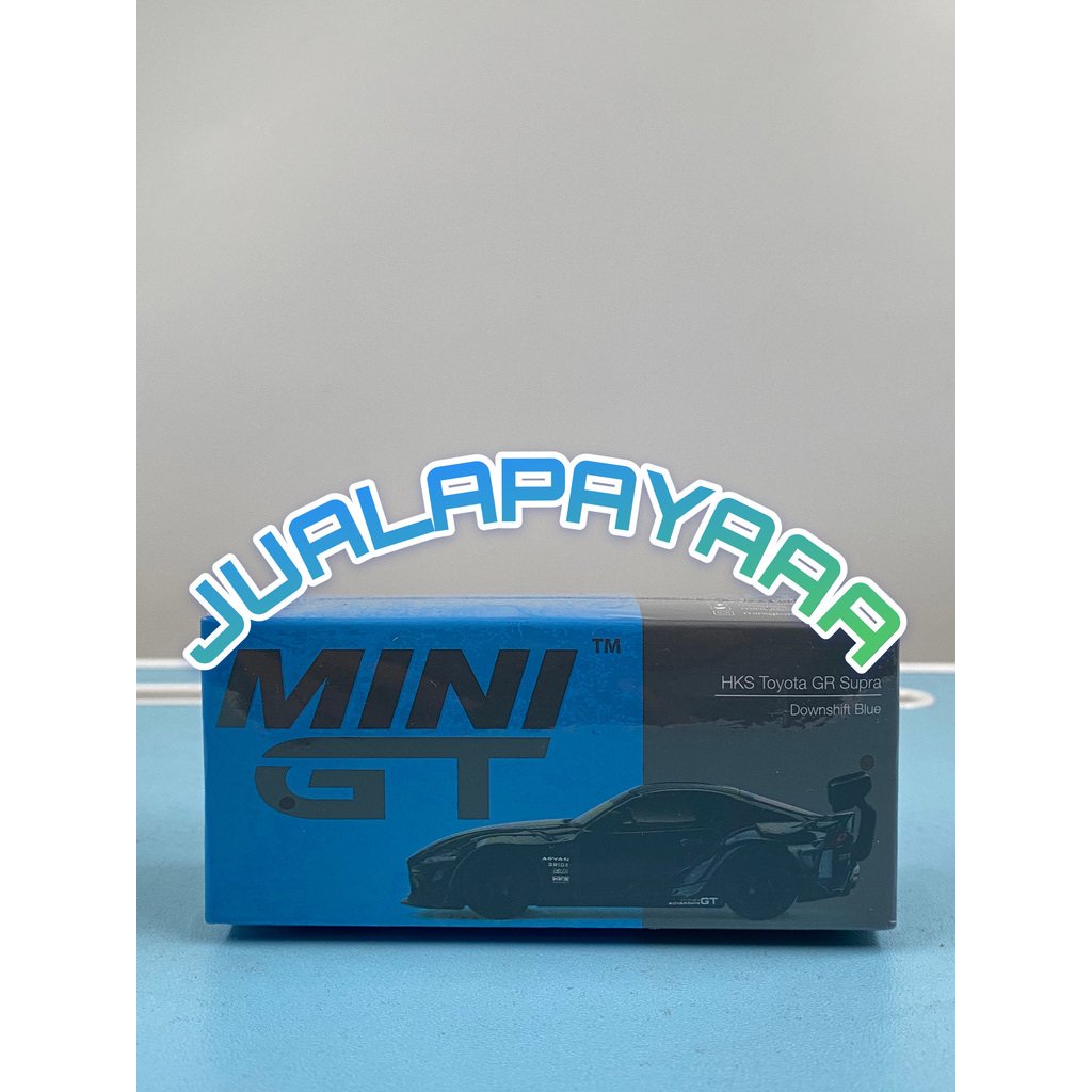 MINI GT 368 TOYOTA SUPRA HKS DOWNSHIFT BLUE MINI GT TOYOTA SUPRA HKS 368 DOWNSHIFT BLUE MINI GT 368 