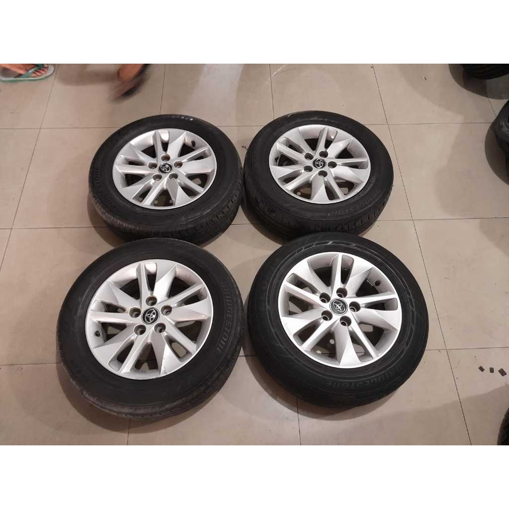 VELG MOBIL OEM SEKEN/BEKAS INNOVA REBORN RING 16 DAN BAN DUNLOP MURAH