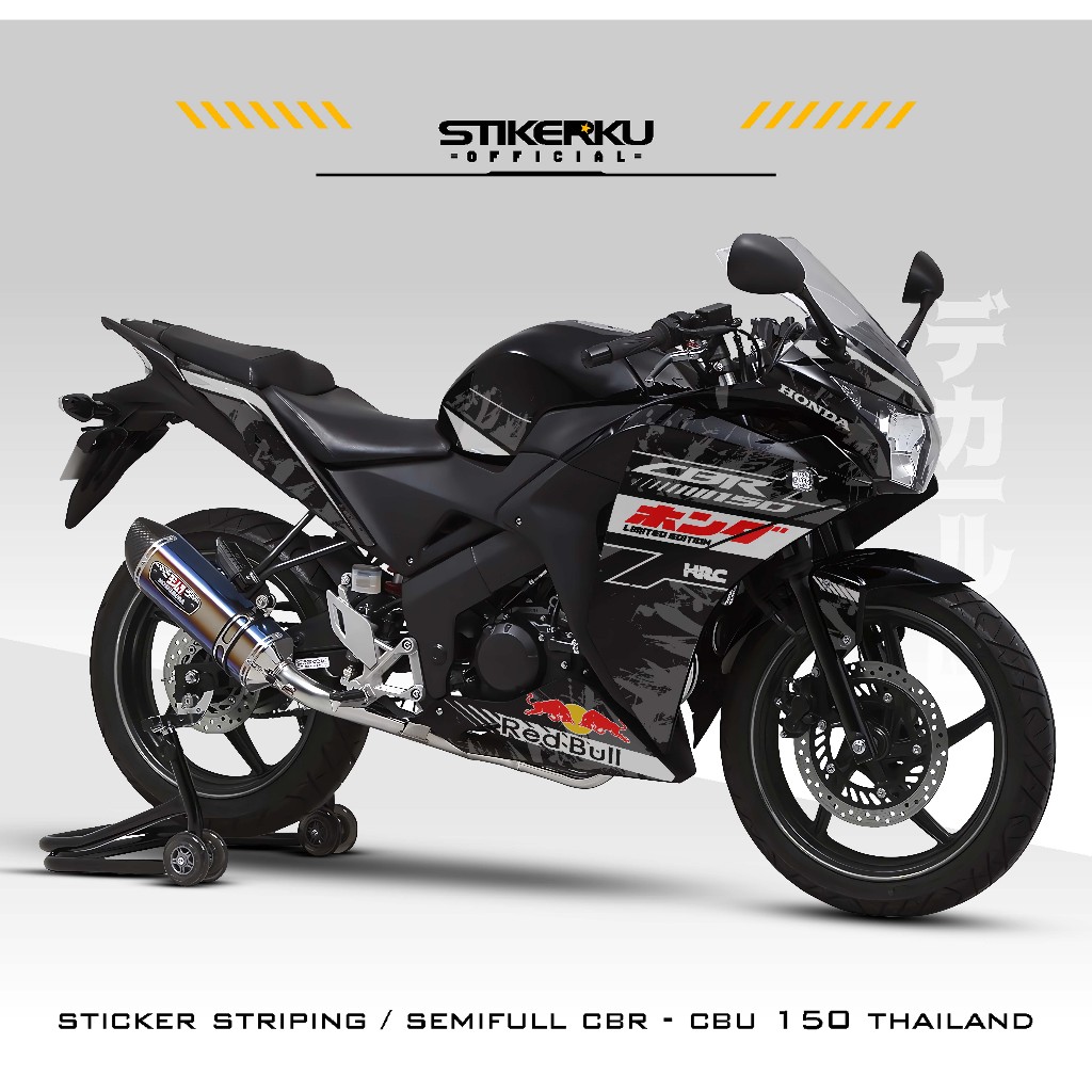 STRIPPING CBR CBU 150 THAILAND / MOTIF 8 / MODIF CB150R CBU / VARIASI CBR150 / KAULADECAL