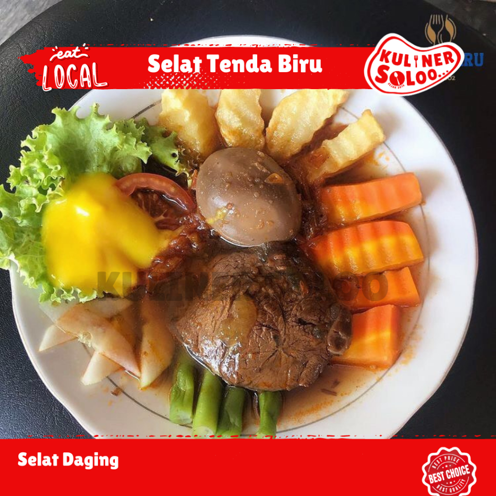 

Selat Daging Tenda Biru - Kuliner Soloo