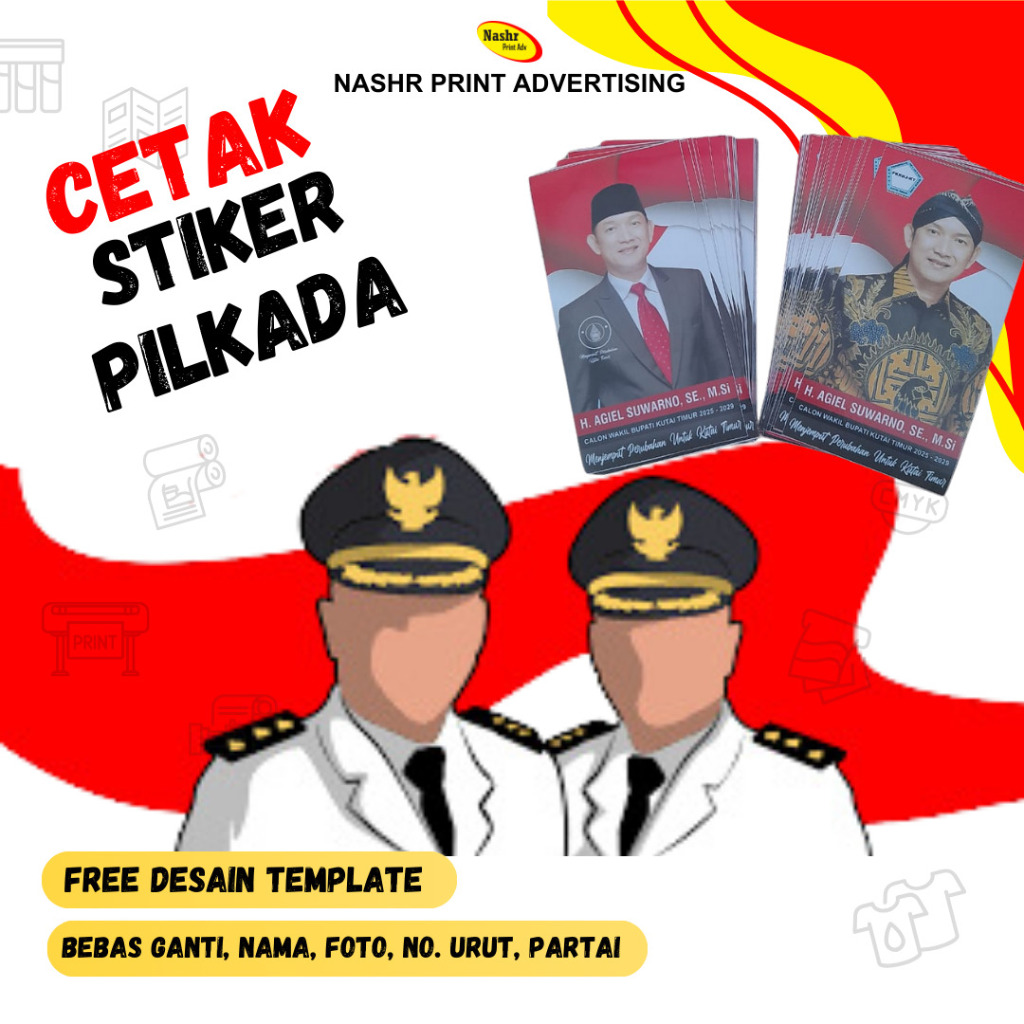 

STIKER PILKADA 2024 MURAH I KARTU NAMA PILKADA I STIKER PEMILU