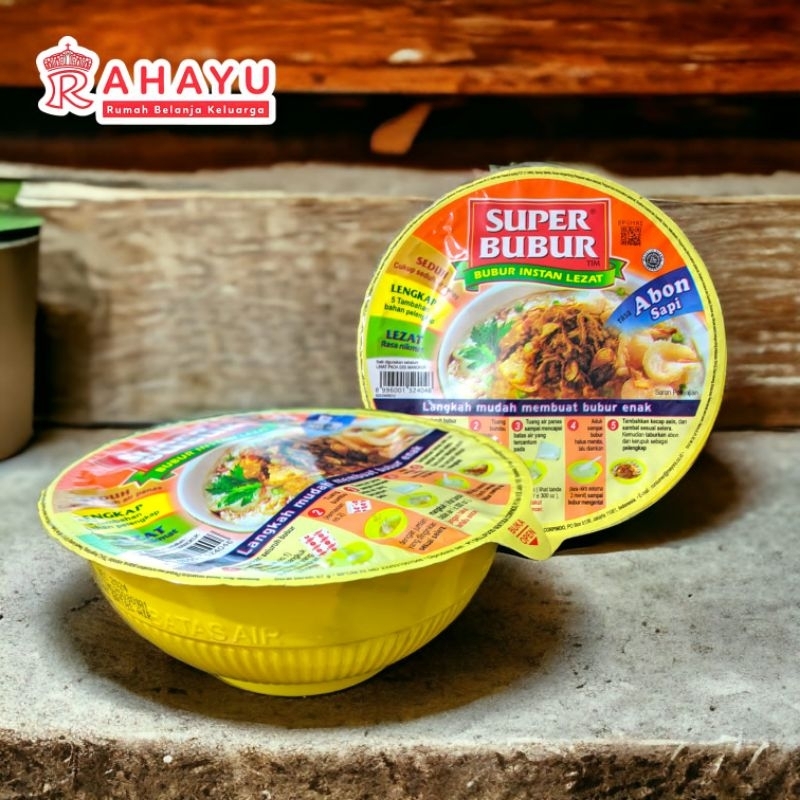 

Super Bubur Cup Rasa Abon Sapi 67 g