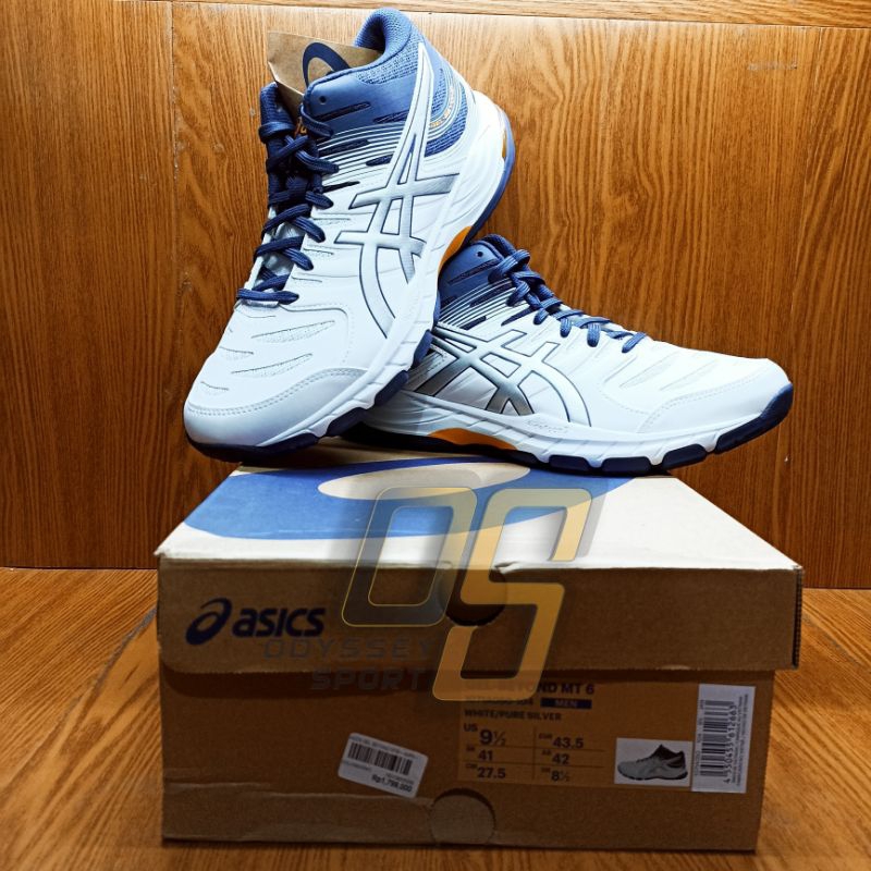 Sepatu Voli Asics Gel Beyond MT 6 (White/Pure Silver) 100% ORIGINAL