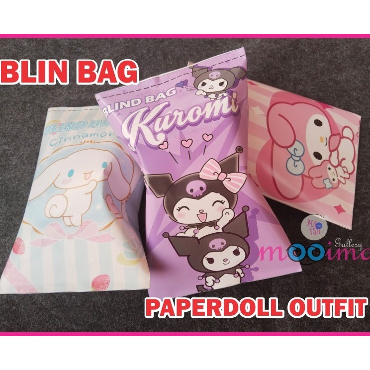 

Blind Bag Paper Mistery Box Series Kuromy Melodi Cinnamorol