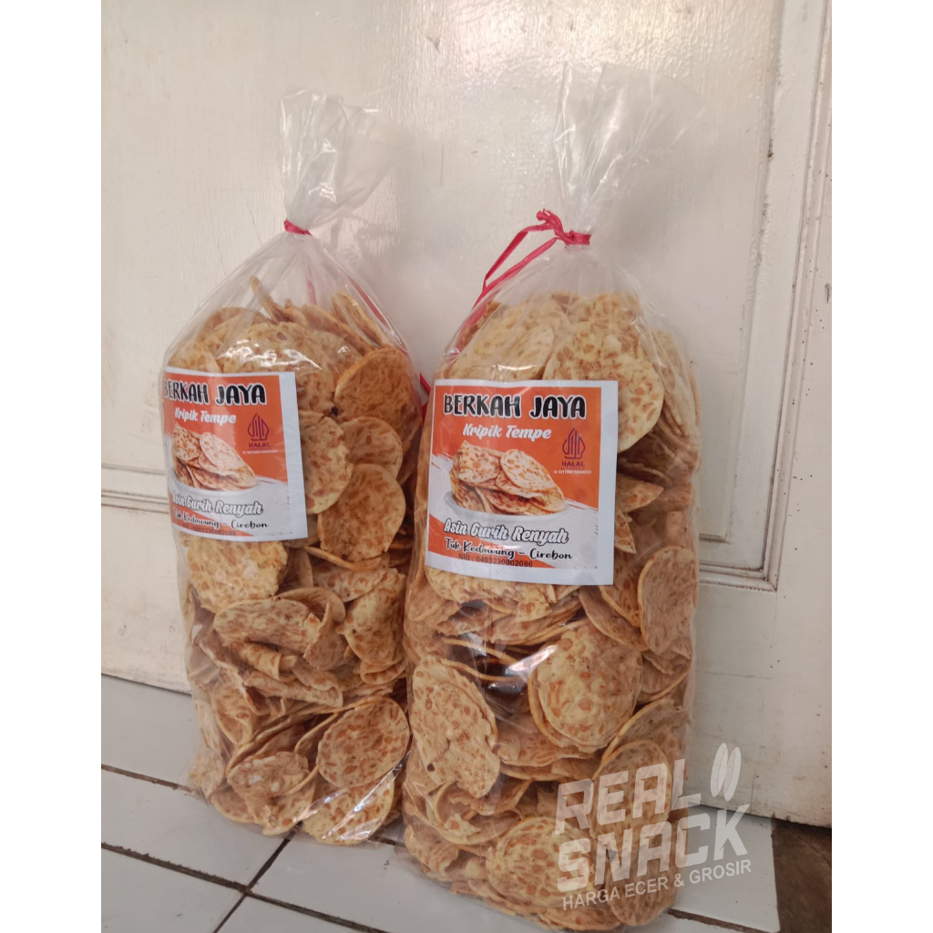 

Keripik Tempe Sagu Gurih Renyah Kemasan 500 Gram - Real Snack