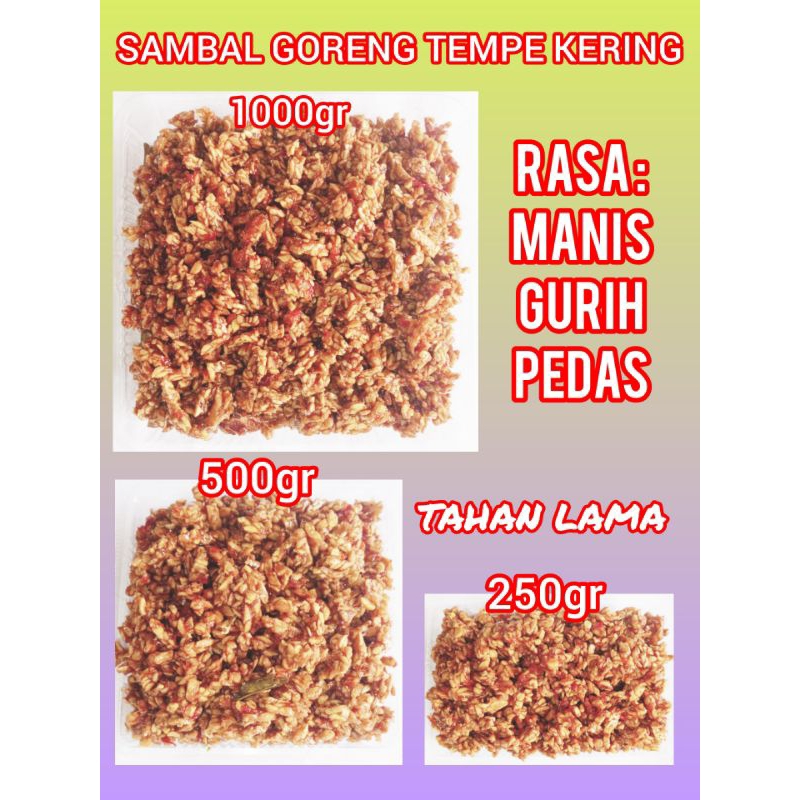 

Sambal Goreng Tempe Kering