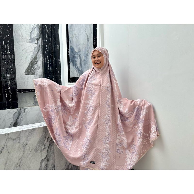 DF - Mukena HUMAIRA BAHAN MAKSMARA SILK