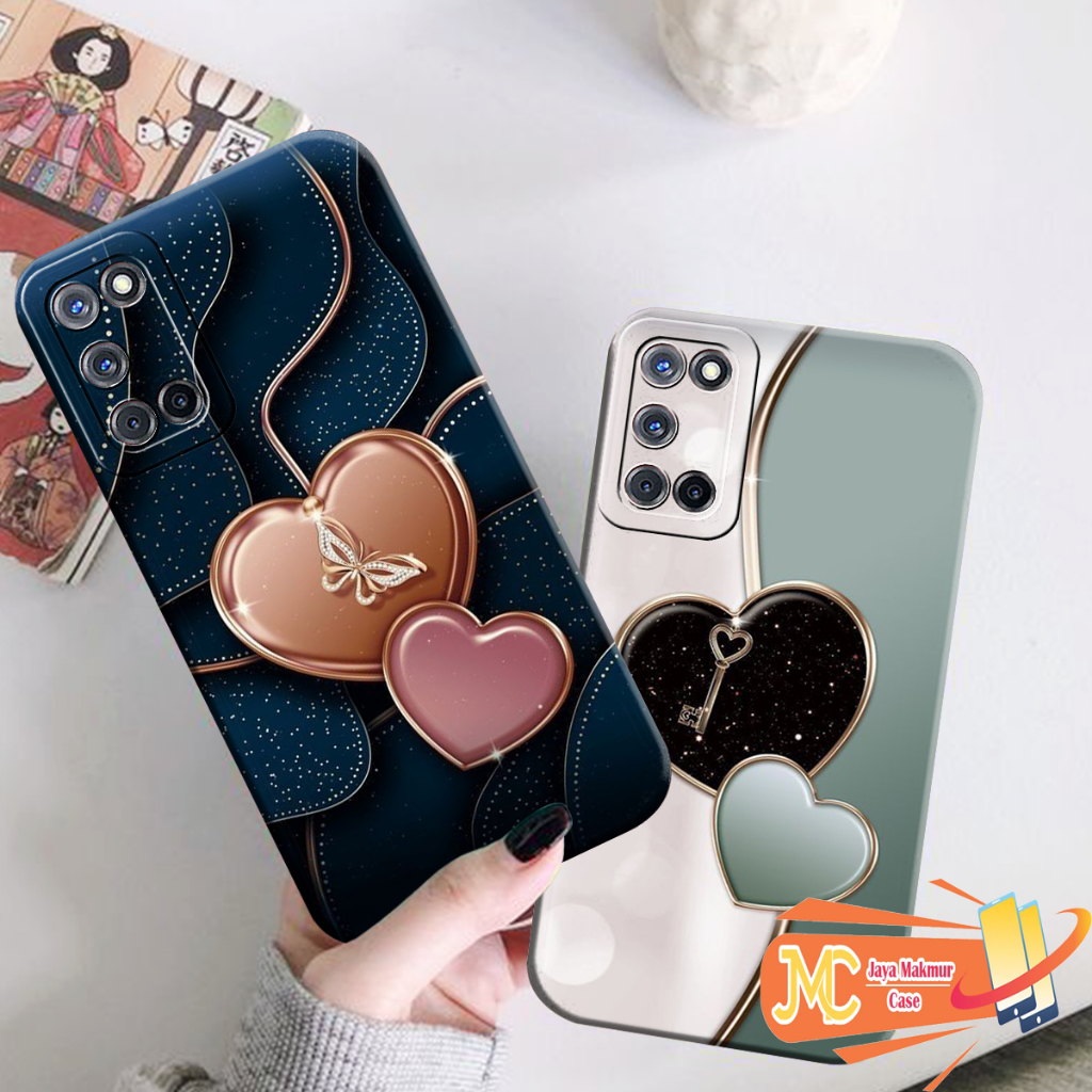 Softcase Oppo A52/A72/A92 Motif Love Cute - Case Love  Lucu - Case Kekinian - Case Terbaru - Case Lu